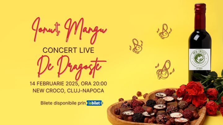 Cluj-Napoca: De Dragoste – Concert Ionuț Mangu