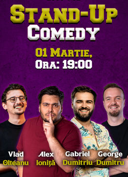 Sibiu: Stand-up Comedy cu Dumitru, Ioniță, Olteanu și Dumitriu