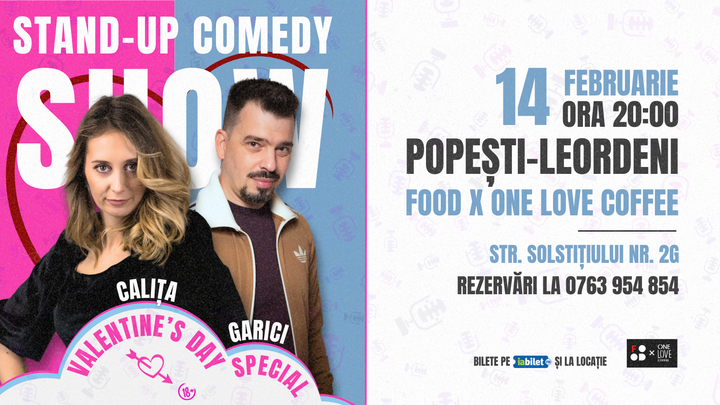 Popesti Leordeni: Valentine s day Special | Stand Up Comedy cu Ana Maria Calița și Andrei Garici