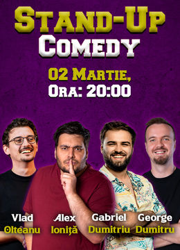 Brașov: Stand-up Comedy cu Dumitru, Ioniță, Olteanu și Dumitriu