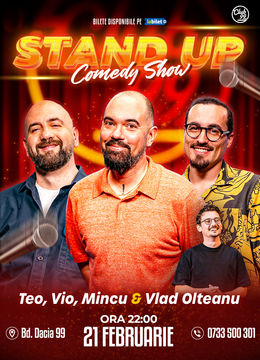 Stand up Comedy cu Teo, Vio, Mincu - Vlad Olteanu la Club 99