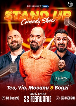 Stand up Comedy cu Teo, Vio, Mocanu - Bogzi la Club 99