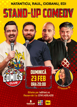 Stand-up cu Natanticu, Raul, Andrei Ciobanu și Edi la ComicsClub!