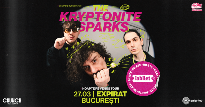 The Kryptonite Sparks • Lansare single “Noapte pe Venus”