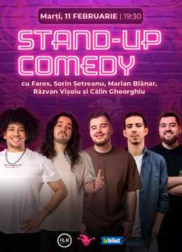 The Fool: Stand-up comedy cu Fares Ibrahim, Sorin Șetreanu, Marian Blănar, Călin Gheorghiu și Răzvan Vișoiu