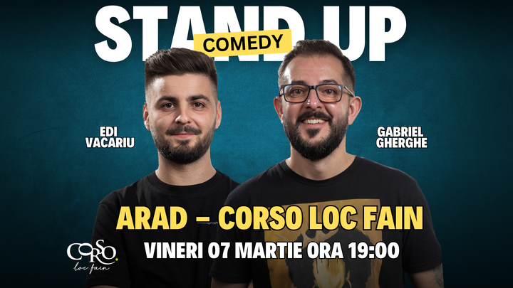 Arad: Stand Up Comedy | Gabriel Gherghe și Edi Vacariu