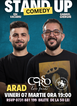 Arad: Stand Up Comedy | Gabriel Gherghe și Edi Vacariu