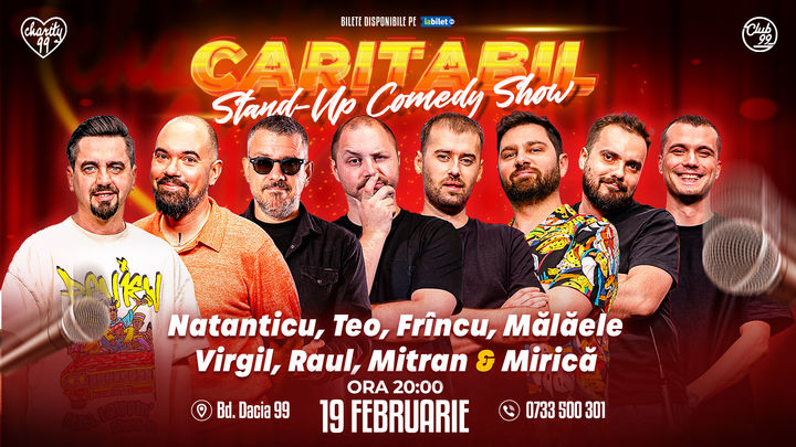 Natanticu, Teo, Frîncu, Mălăele, Virgil, Raul, Mitran & Mirică | Stand Up Comedy Caritabil