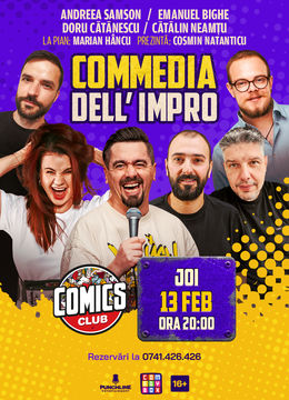 IMPROSHOW - "Comedia Dell Impro" la ComicsClub!