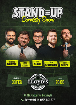 Stand-up Comedy cu Paul Szabo, Gabriel Dumitriu, Edi Rădoiu, Călin Gheorghiu & Radu Giurcă