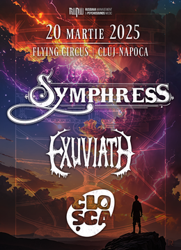 Cluj-Napoca: Symphress, Exuviath, Closca live in Flying Circus