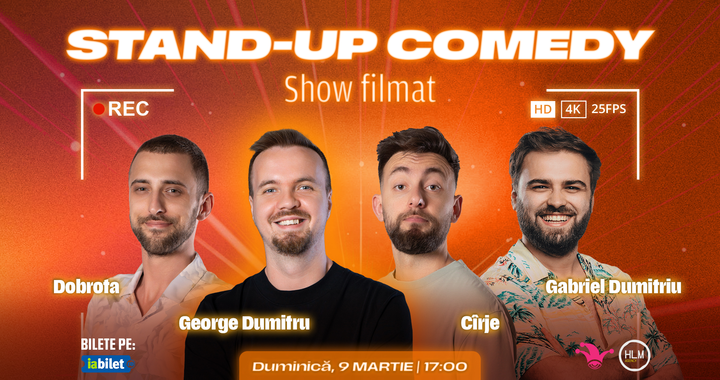 The Fool: Stand-up comedy cu George Dumitru, Mădălin Cîrje, Alex Dobrotă și Gabriel Dumitriu