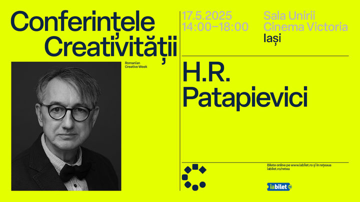 Iasi: Conferințele Creativității: H.R. Patapievici "Muzica si Dionisiacul. O interpretare a lumii moderne”