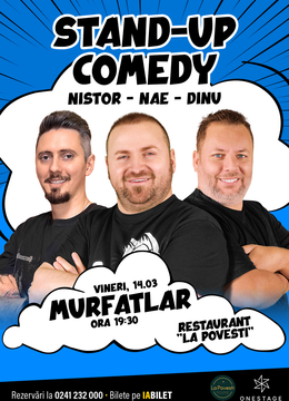 Murfatlar: Stand-up cu Nae Nicolae, Bogdan Nistor si Gabriel Dinu