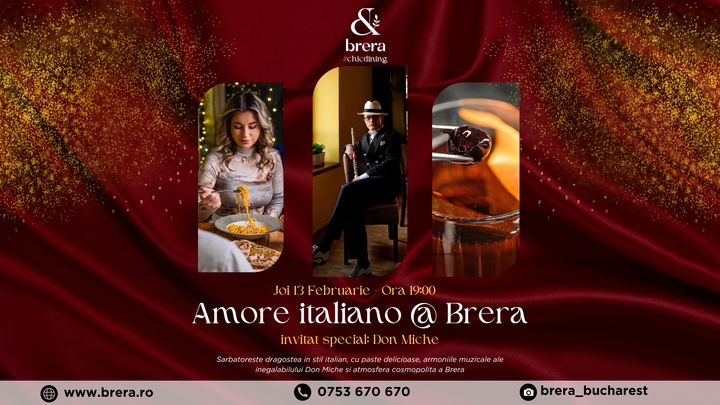 Amore Italiano @Brera | Invitat Special: Don Miche