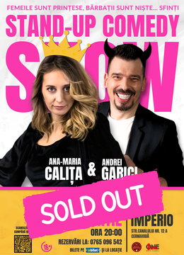 Cernavodă: Prințese și… Sfinți | Stand Up Comedy cu Ana-Maria Calița și Andrei Garici