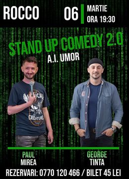 BLAJ: Stand-up Comedy 2.0 A.I. Umor cu George Țintă și Paul Mirea