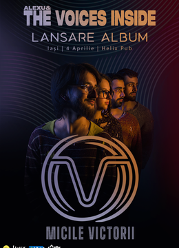 Iași: Alexu and The Voices Inside – Lansare album „Micile victorii”