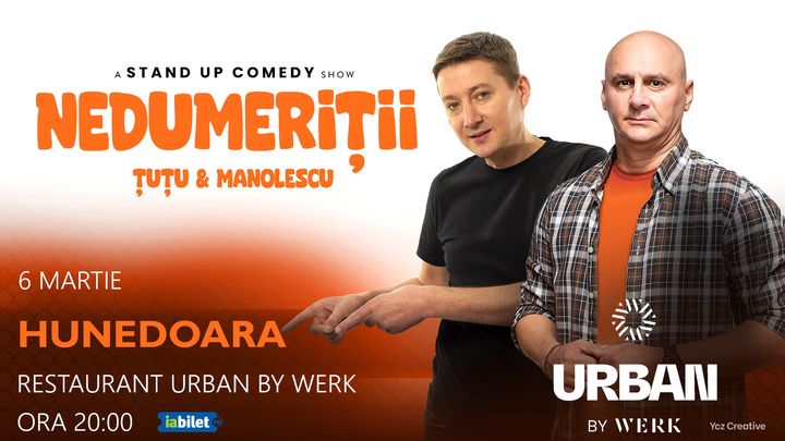 Hunedoara: Stand-up Comedy - Dan Tutu si Cristi Manolescu