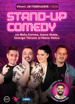 The Fool: Stand-up comedy cu Cortea, George Tănase, Ioana State și Mane Voicu