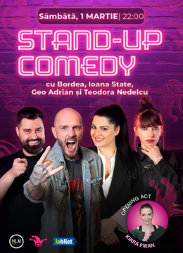 The Fool: Stand-up comedy cu Bordea, Ioana State, Geo Adrian și Teodora Nedelcu