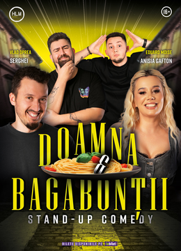 Timisoara: Stand-Up Comedy cu Anisia, Serghei, Opreanu și Moise - "Doamna și bagabonții"