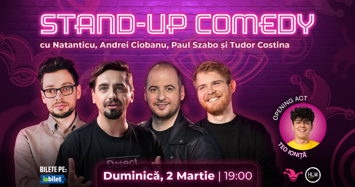 The Fool: Stand-up comedy cu Natanticu, Andrei Ciobanu, Paul Szabo și Tudor Costina