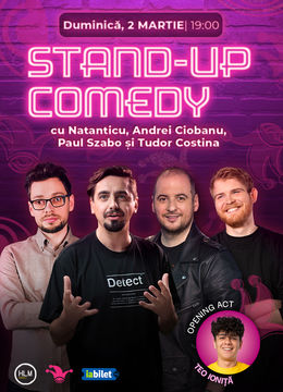 The Fool: Stand-up comedy cu Natanticu, Andrei Ciobanu, Paul Szabo și Tudor Costina