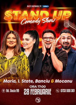 Stand up Comedy cu Maria Popovici, Ioana State, Banciu & Mocanu la Club 99