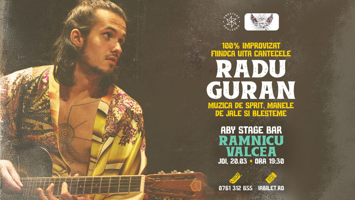 Râmnicu Vâlcea: Concert/Șpriț cu Radu Guran