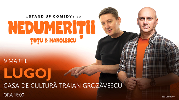 Lugoj : Stand-up Comedy - Dan Tutu si Cristi Manolescu