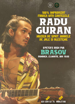 Brașov: Concert/Șpriț cu Radu Guran