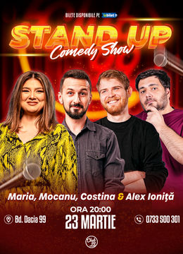 Stand up Comedy cu Maria Popovici, Mocanu, Costina & Alex Ioniță la Club 99