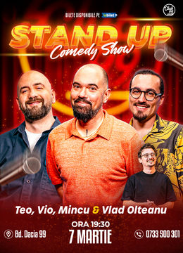 Stand up Comedy cu Vio, Teo, Mincu - Vlad Olteanu la Club 99