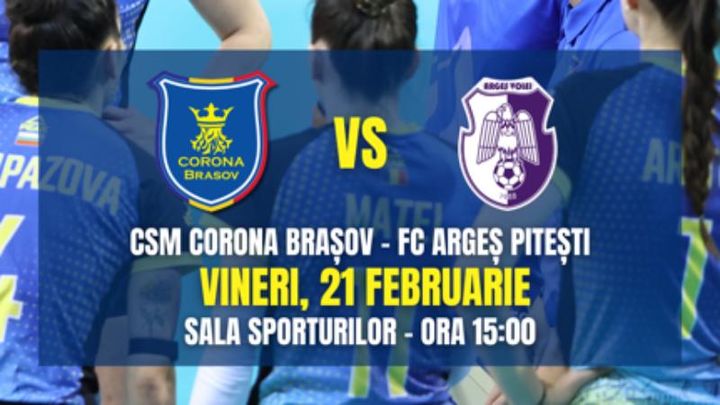 Brasov: Volei feminin CSM Corona Brasov - FC Arges Pitesti
