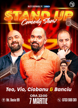 Stand up Comedy cu Vio, Teo, Andrei Ciobanu - Banciu la Club 99