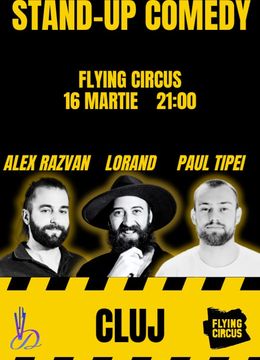 Cluj-Napoca: Stand-up alaturi de Lorand, Paul Tipei și Alex Razvan