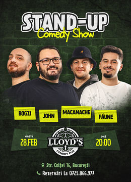 Stand-up Comedy cu Macanache, John, Păune & Bogzi