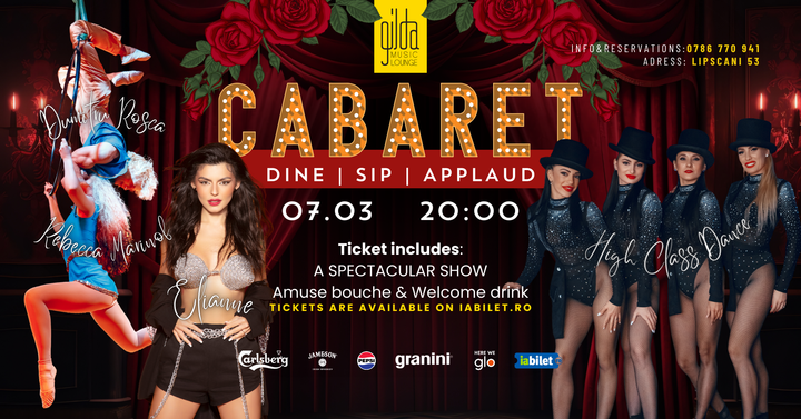 Cabaret: Dine. Sip. Applaud.