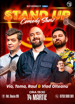 Stand up Comedy cu Vio, Toma, Raul Gheba - Vlad Olteanu la Club 99