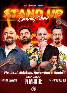 Stand up Comedy cu Vio, Raul, Mălăele, Natanticu - Bogdan Nonic la Club 99