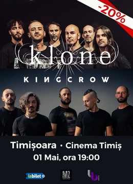 Timișoara: Concert Klone & Kingcrow