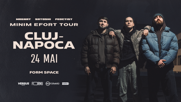 Cluj-Napoca: Magnat, Satoshi, Feoctist - Lansare EP Minim Efort