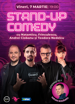 The Fool: Stand-up comedy cu Natanticu, Andrei Ciobanu, Frînculescu și Teodora Nedelcu