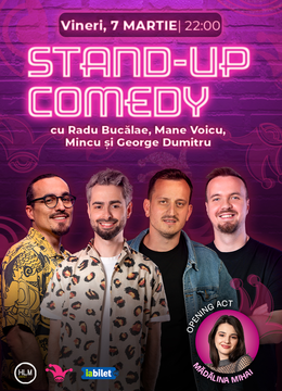 The Fool: Stand-up comedy cu Radu Bucălae, Mane Voicu, Mincu și George Dumitru