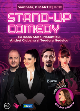 The Fool: Stand-up comedy cu Natanticu, Andrei Ciobanu, Ioana State și Teodora Nedelcu