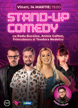 The Fool: Stand-up comedy cu Radu Bucălae, Anisia Gafton, Frînculescu și Teodora Nedelcu