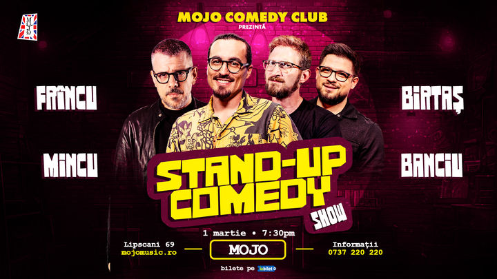 Stand-Up Comedy cu Mincu, Frincu, Banciu, Birtas