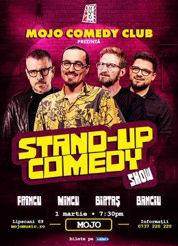 Stand-Up Comedy cu Mincu, Frincu, Banciu, Birtas