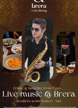 Live Music @Brera | Friday & Saturday | Resident artist: Robert Sax